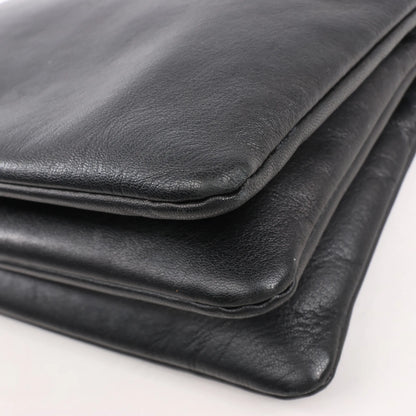 Celine Trio Large Leather Crossbody bag in Black