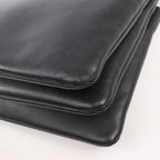 Celine Trio Large Leather Crossbody bag in Black