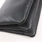 Celine Trio Large Leather Crossbody bag in Black