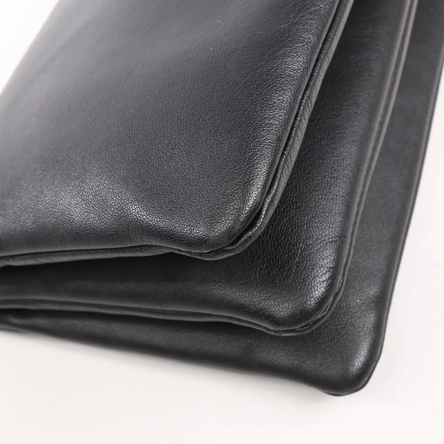 Celine Trio Large Leather Crossbody bag in Black