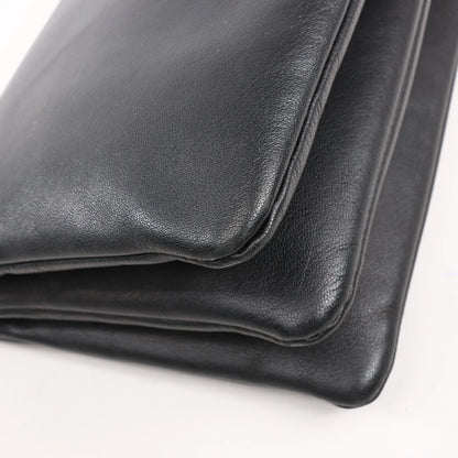 Celine Trio Large Leather Crossbody bag in Black