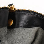Celine Trio Large Leather Crossbody bag in Black