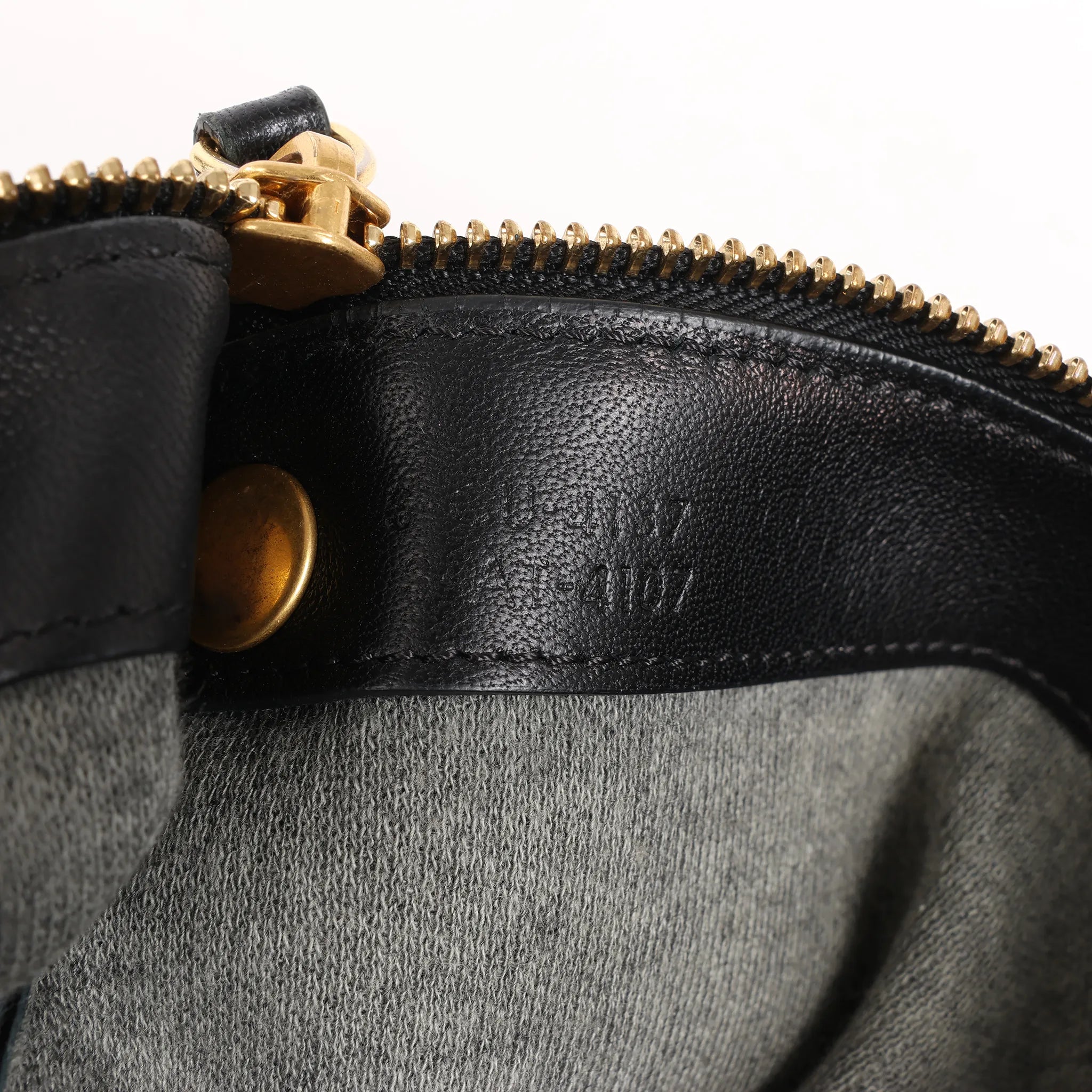 Celine Trio Large Leather Crossbody bag in Black