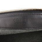 Celine Trio Large Leather Crossbody bag in Black
