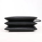 Celine Trio Large Leather Crossbody bag in Black