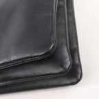 Celine Trio Large Leather Crossbody bag in Black