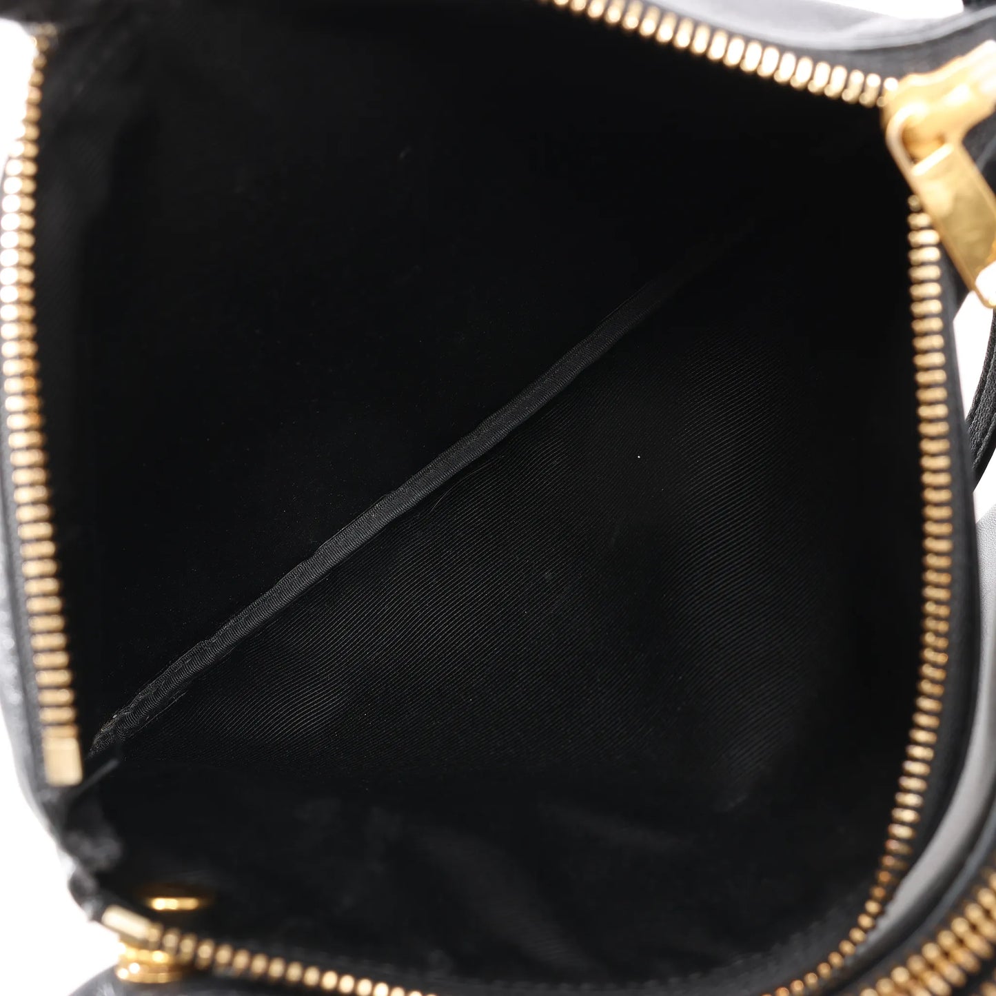 Celine Trio Large Leather Crossbody bag in Black