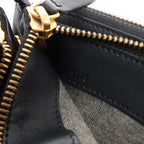 Celine Trio Small Leather Crossbody bag in Black
