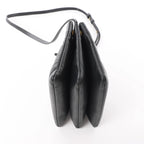 Celine Trio Small Leather Crossbody bag in Black