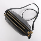 Celine Trio Large Leather Crossbody bag in Black