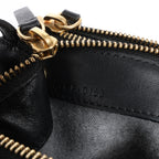 Celine Trio Large Leather Crossbody bag in Black