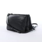 Celine Soft Trio Small Leather Crossbody bag in Black