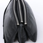 Celine Soft Trio Small Leather Crossbody bag in Black