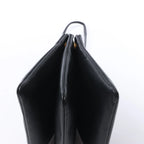 Celine Trio Large Leather Crossbody bag in Black