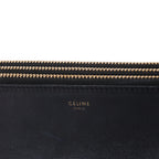 Celine Trio Large Leather Crossbody bag in Black