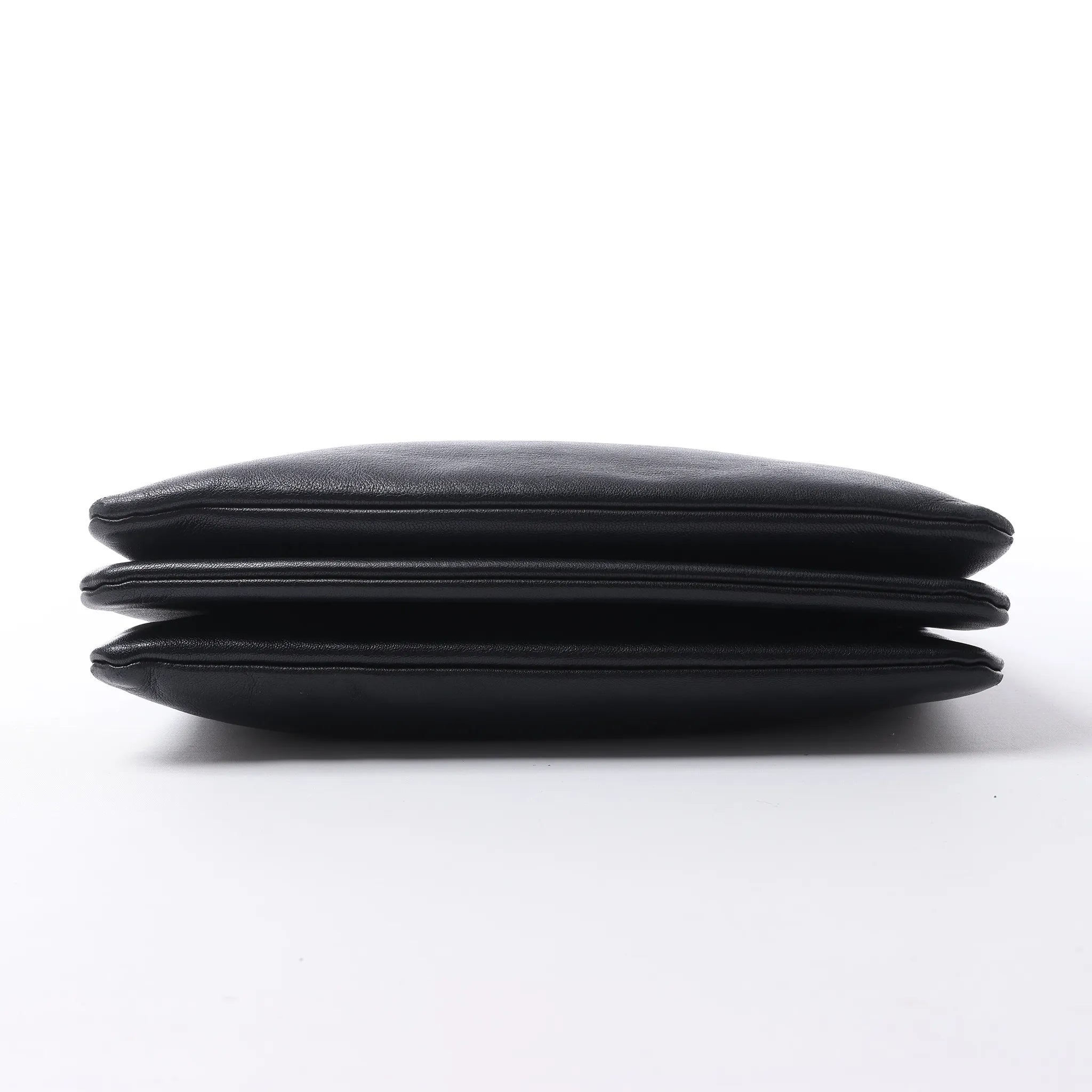 Celine Trio Large Leather Crossbody bag in Black