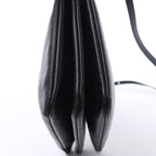 Celine Trio Large Leather Crossbody bag in Black