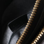 Celine Trio Small Leather Crossbody bag in Black