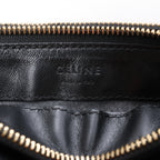 Celine Trio Small Leather Crossbody bag in Black