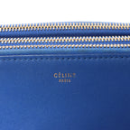 Celine Trio Small Leather Crossbody bag in Blue