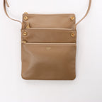 Celine Trio Small Leather Crossbody bag in Brown