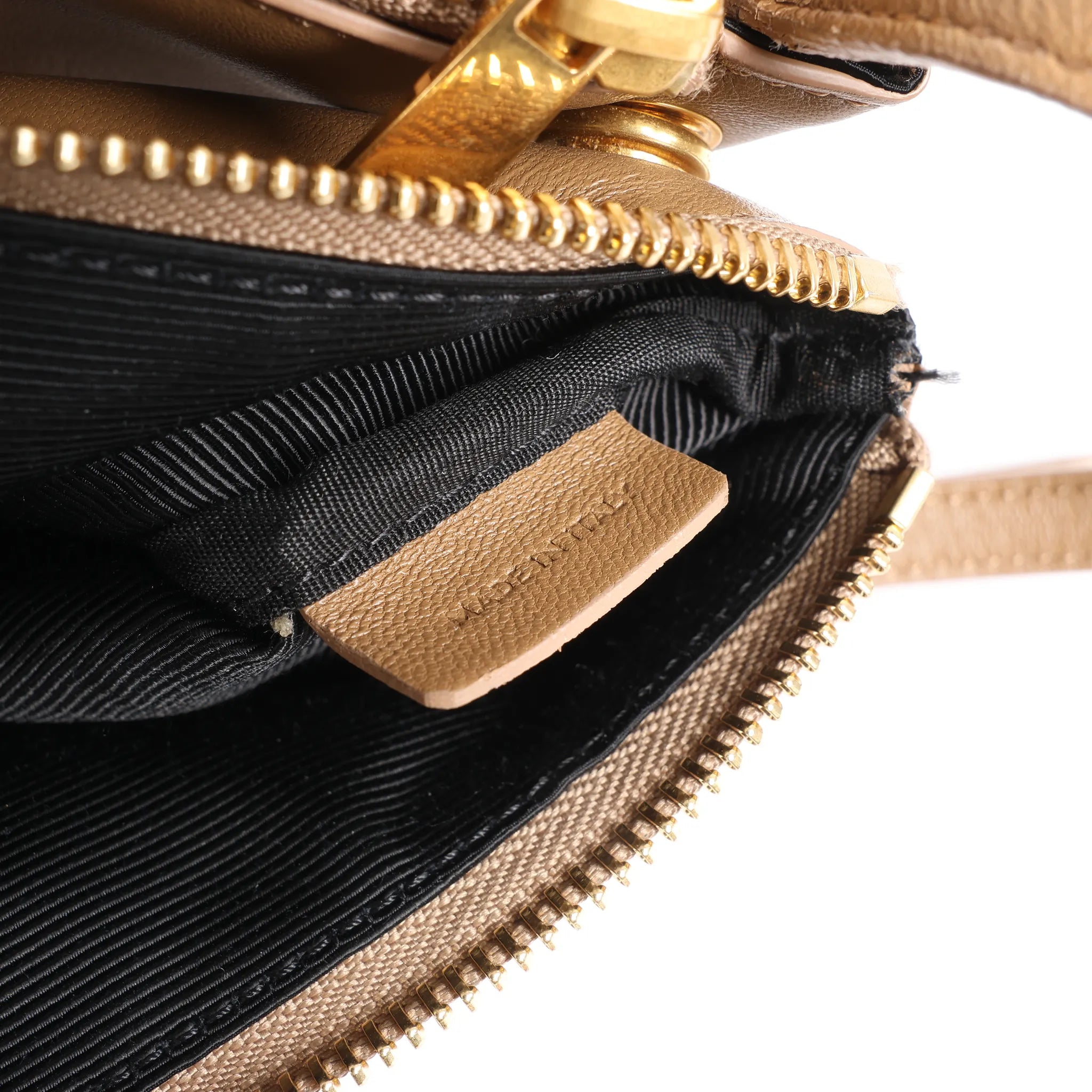 Celine Trio Small Leather Crossbody bag in Brown