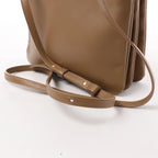 Celine Trio Small Leather Crossbody bag in Brown