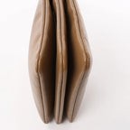 Celine Trio Small Leather Crossbody bag in Brown