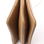 Celine Trio Large Leather Crossbody bag in Beige