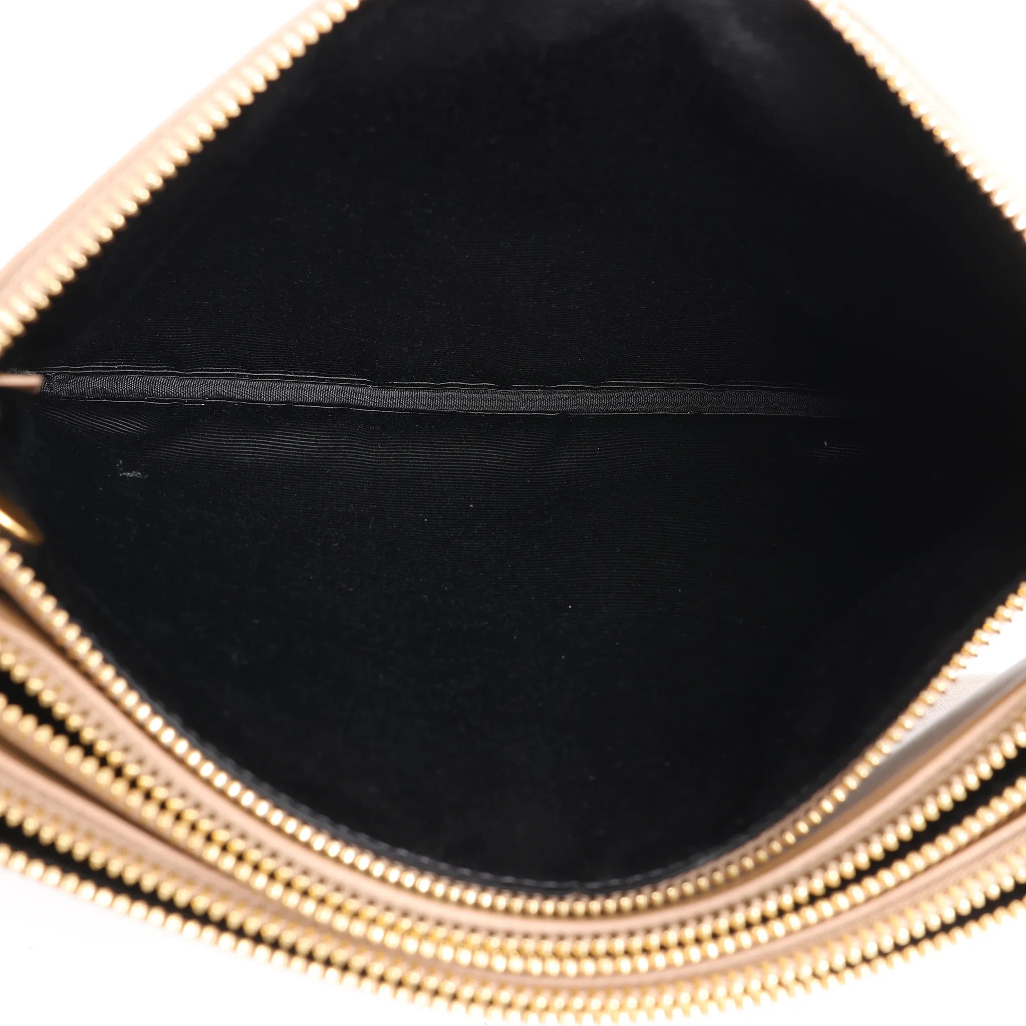 Celine Trio Large Leather Crossbody bag in Beige