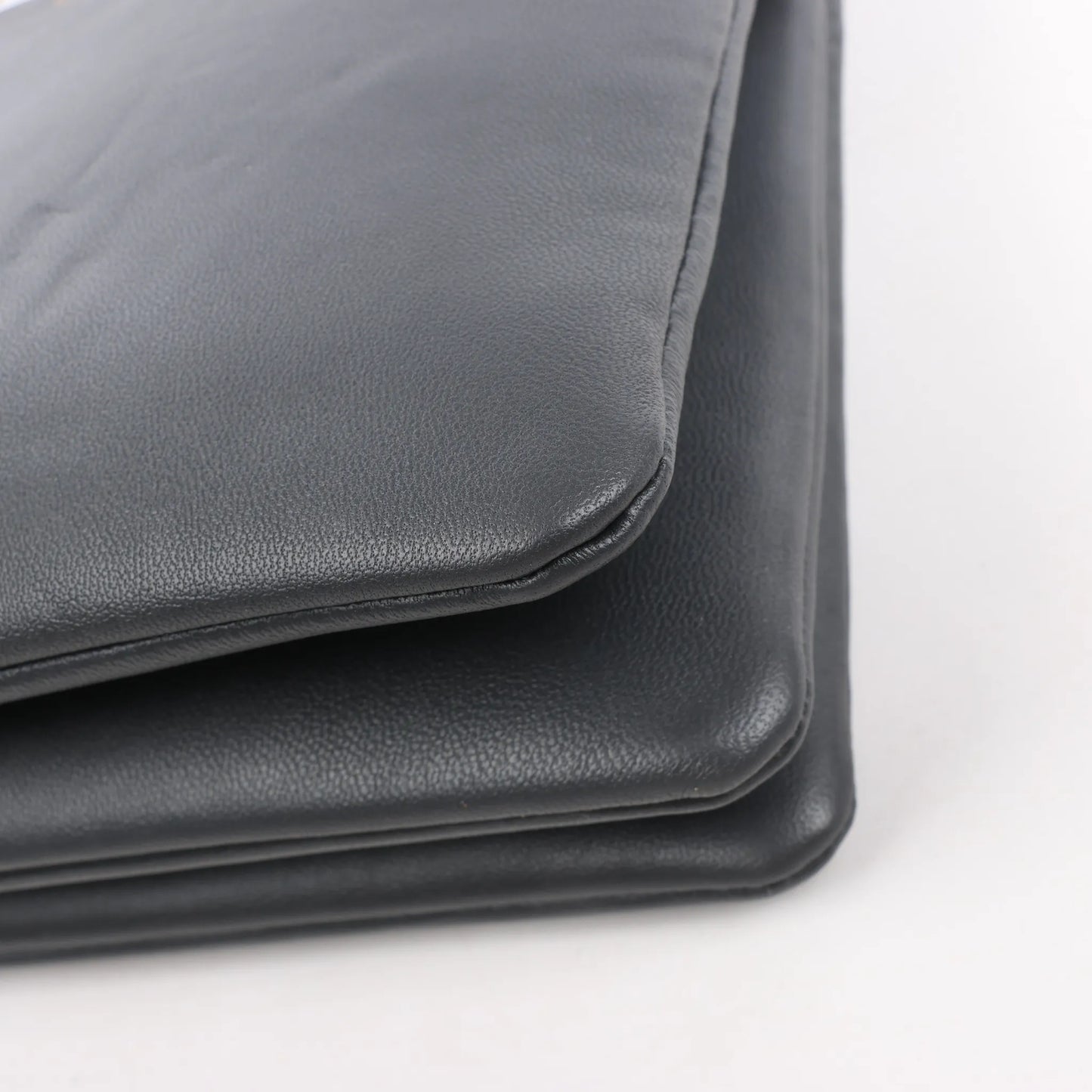 Celine Trio Large Leather Crossbody bag in Gray