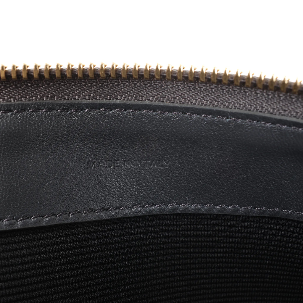 Celine Trio Large Leather Crossbody bag in Black