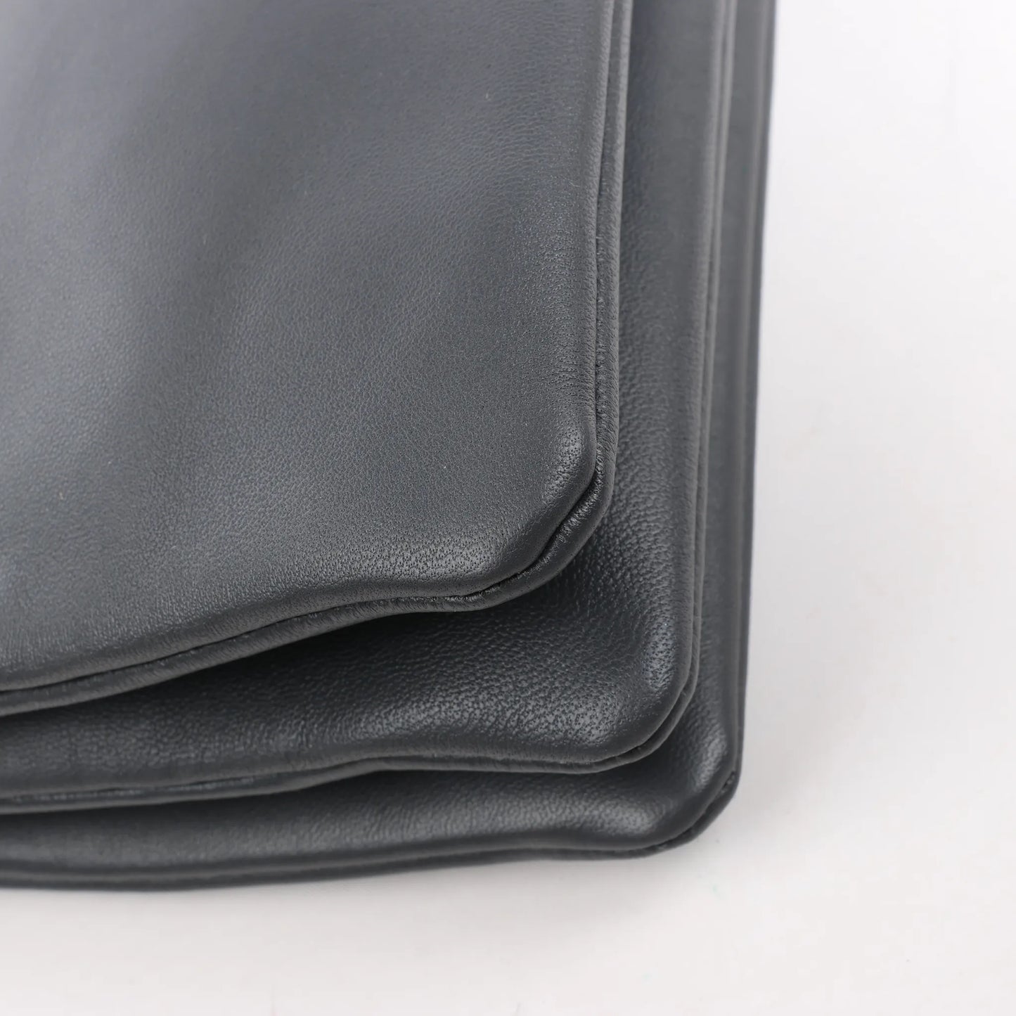 Celine Trio Large Leather Crossbody bag in Gray