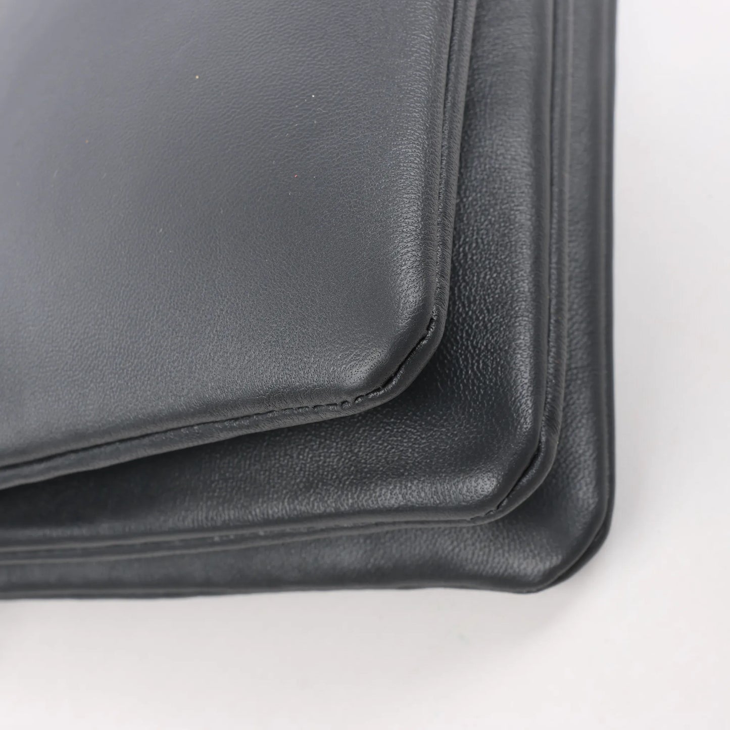 Celine Trio Large Leather Crossbody bag in Gray