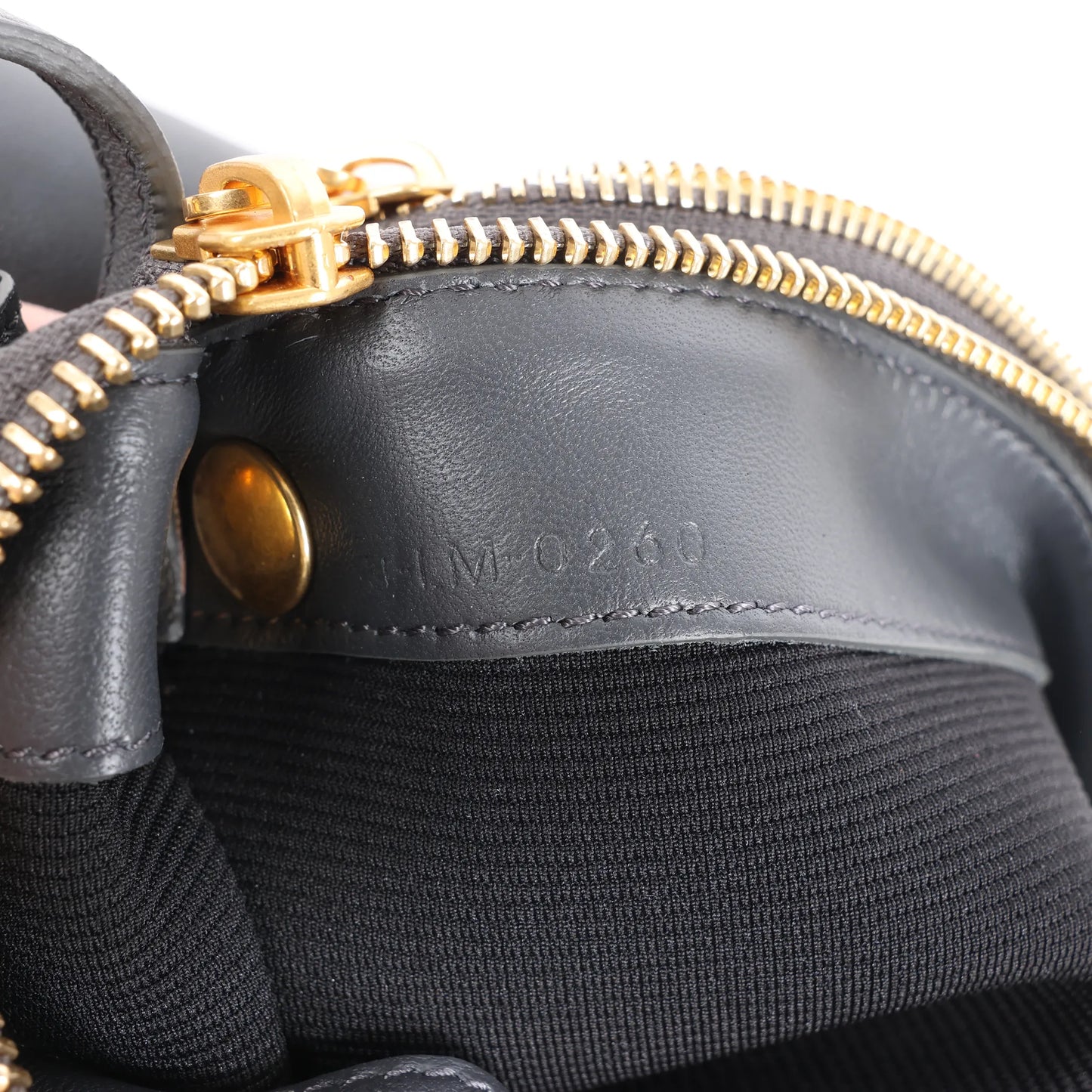 Celine Trio Large Leather Crossbody bag in Gray