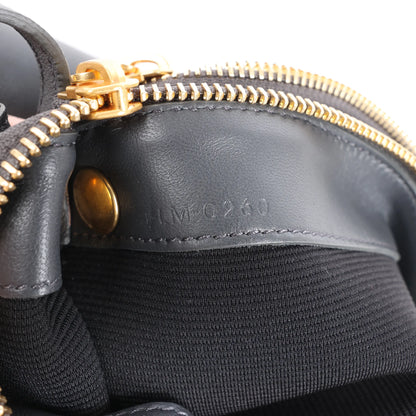 Celine Trio Large Leather Crossbody bag in Gray