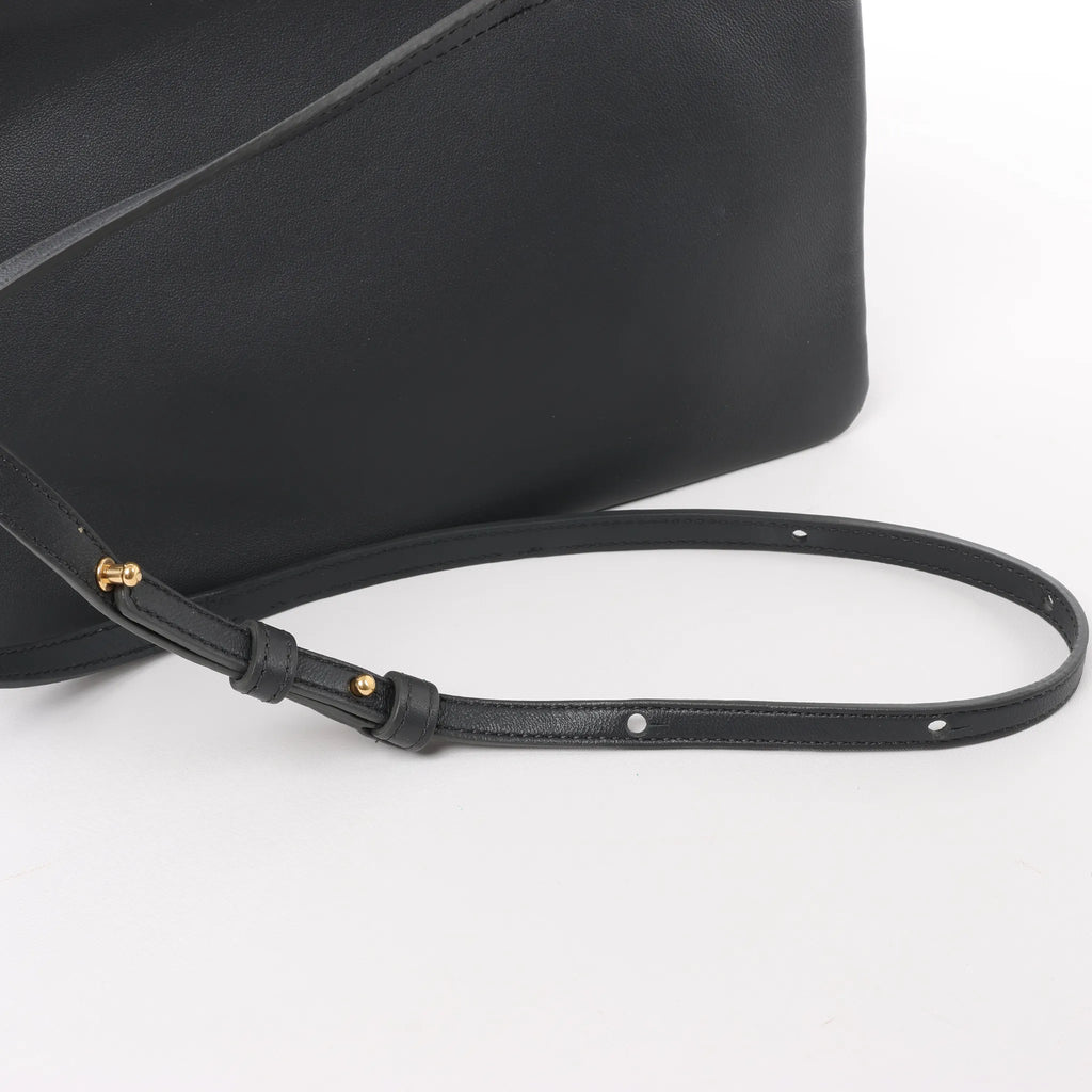 Celine Trio Large Leather Crossbody bag in Black