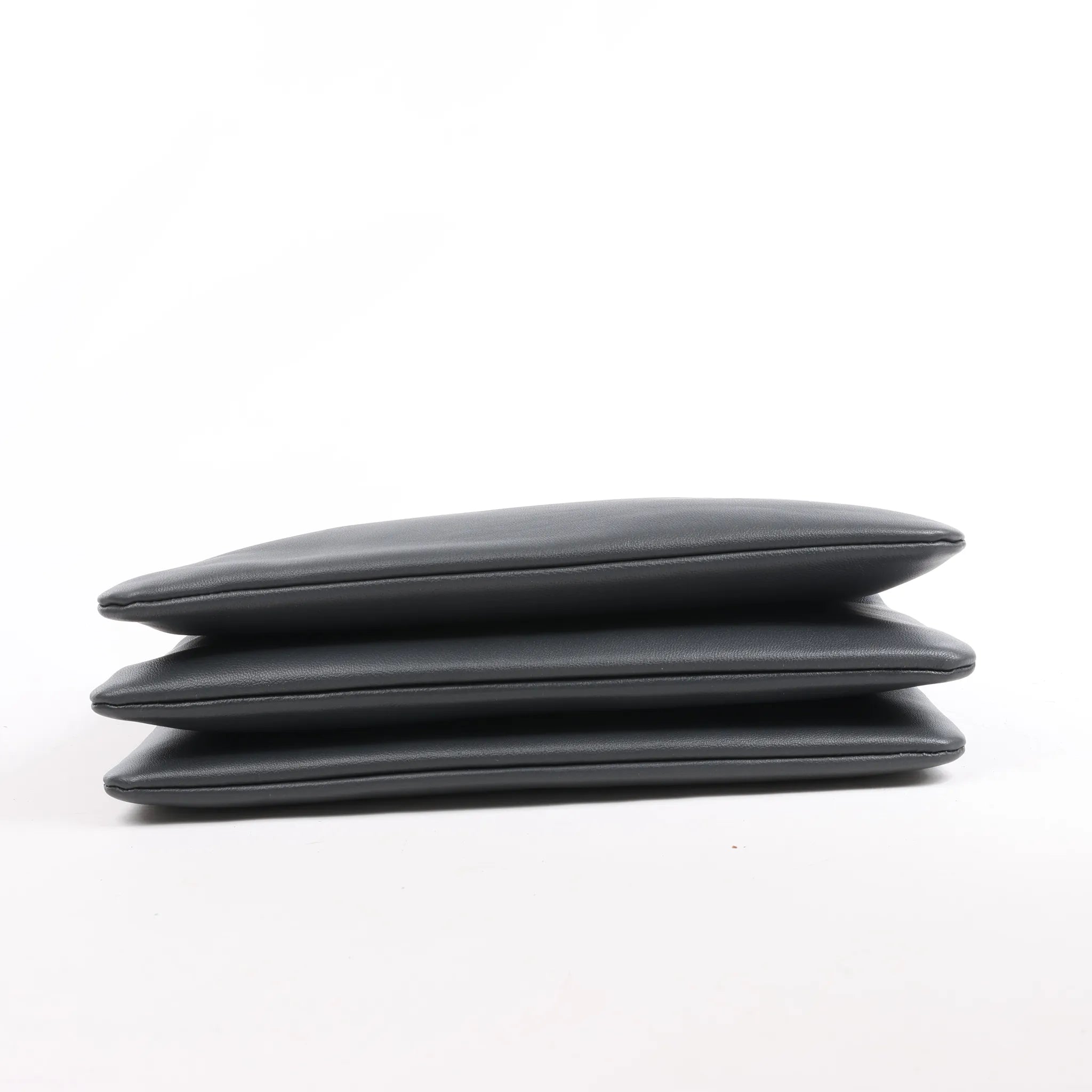 Celine Trio Large Leather Crossbody bag in Black