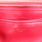 Celine Trio Large Leather Crossbody bag in Pink