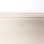 Celine Trio Small Leather Crossbody bag in Ecru