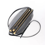 Celine Trio Small Leather Crossbody bag in Black