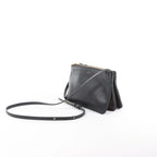 Celine Trio Small Leather Crossbody bag in Black