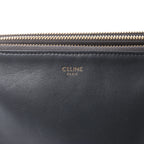 Celine Trio Small Leather Crossbody bag in Gray