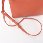 Celine Trio Small Leather Crossbody bag in Orange