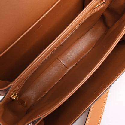 Celine Triomphe Classic Leather Shoulder bag in Brown