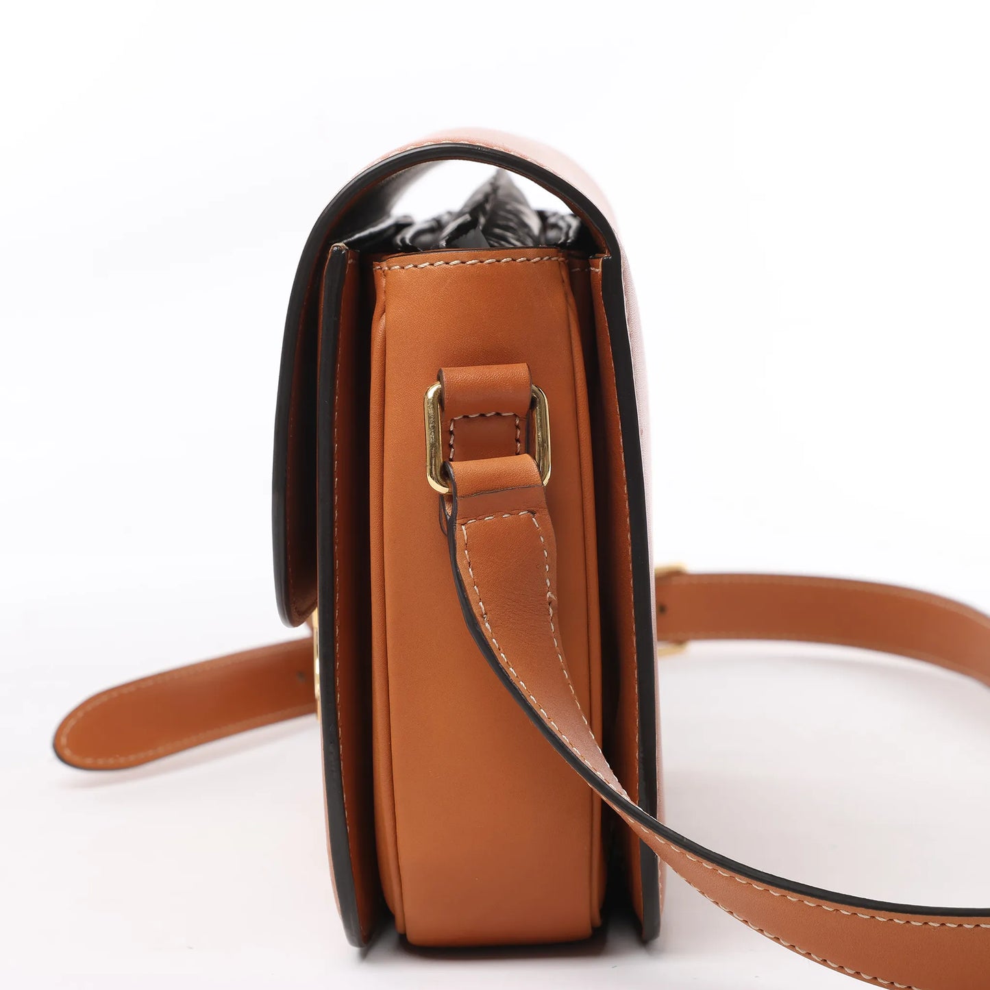 Celine Triomphe Classic Leather Shoulder bag in Brown