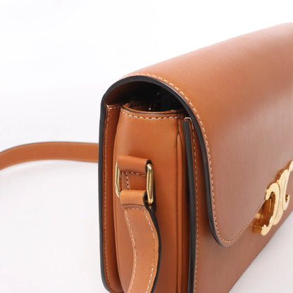 Celine Triomphe Classic Leather Shoulder bag in Brown