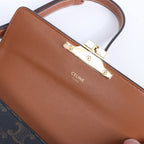 Bolso de hombro de piel CELINE Ava en verde