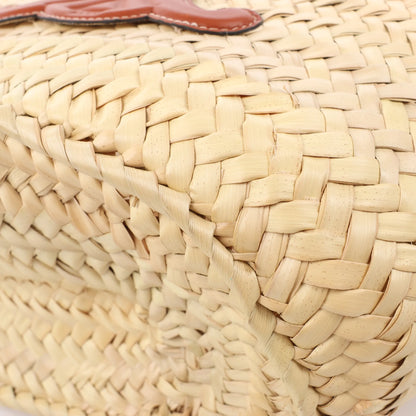 Sac à main Céline Triomphe Straws x Leather 2Way Beige x Marron