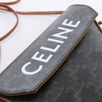 Bolso de hombro de piel CELINE Ava en verde